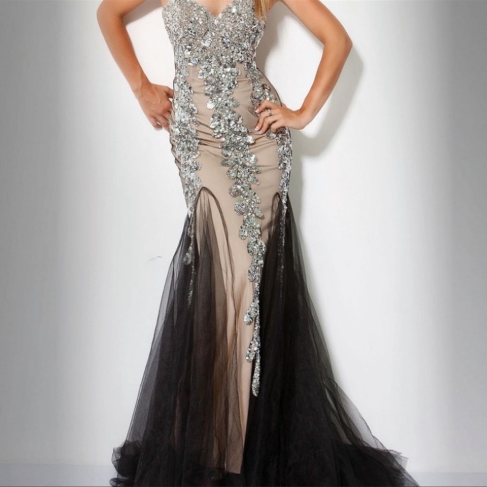 Jovani dress black/beige